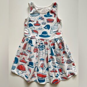 Petit Pilou Girls Hat Dress - Size 6